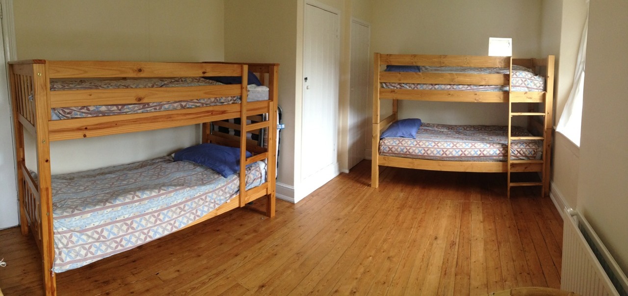 Bunk bed accommodation at Magdalen Farm
